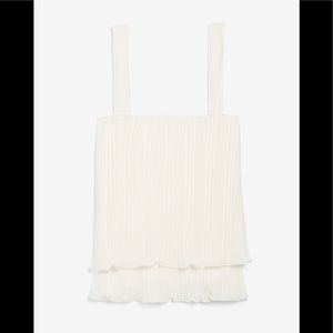 NEW Express Women’s Pleated Layered Tank Blouse